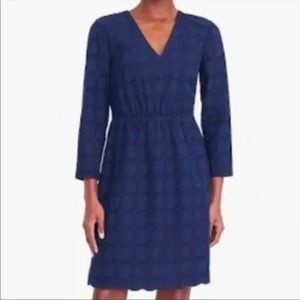 J Crew Eyelet Scalloped Hem Dress